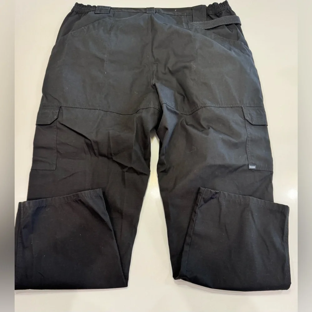 5.11 Tactical Taclite Pro Pants Men's 44x32(42) Black Ripstop Cargo Outdoor - Picture 2 of 11